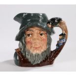 Royal Doulton character jug, Rip Van Winkle D6438, 17cm high