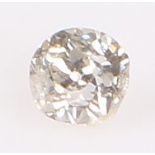 Unmounted diamond, round cut 0.10 carat