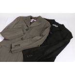 Jil Sander, to include two ladies jackets, in charcoal and in black, (2)
