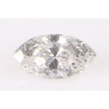 Unmounted diamond, naivete cut 0.22 carat