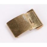 9 carat gold watch bracelet clasp, 3.5g