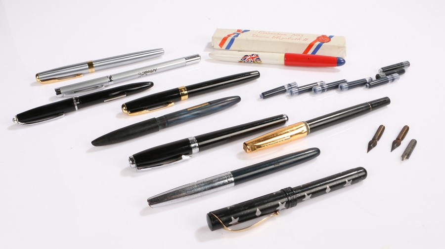 Fountain Pens to include, two Platignum fountain pens another Platignum Quick Change etc. (qty) - Image 2 of 2