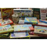 Board games to include mouse trap, busy bodies, Spirograph, Buck-a-roo etc. (qty)