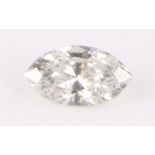 Unmounted diamond, naivete cut 0.40 carat