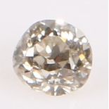 Unmounted diamond, oval cut 0.19 carat