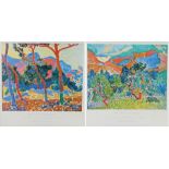 Pair of Andre Derain Royal Academy of Arts prints from "the Fauve Landscape" series, "The Trees