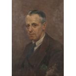 Wallace Ardern (19/20th Century), Portrait of Frank Ollerenshaw, oil on canvas signed & dated 1930