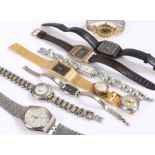 Ladies and Gentlemen's wristwatches, to include examples by Rotary, Limit, Mora etc. (10)