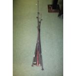 Collection of riding crops and carriage whips (qty)