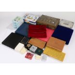 Collection of jewellery boxes, various sizes and styles (qty)