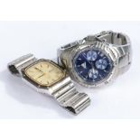 Seiko Quartz gentlemans wristwatch, Adidas gentlemans wristwatch (2)
