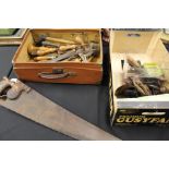 Woodworking tools, to include saws, planes, chisels etc. (qty)