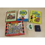 The Beano book 1966 and 1967, Beano Christmas jigsaw puzzle, the monster Rupert story and pixture