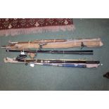 Collection of fishing rods, consisting of a Steadfast Triumph 3-meter three-piece fishing rod,