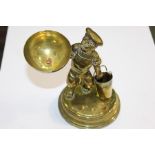 Brass smokers stand