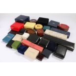 Collection of jewellery boxes, various sizes and styles (qty)