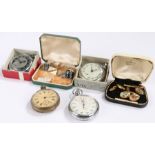 Services pocket watch housed in original box, Ingersoll Triumph pocket watch, housed in original