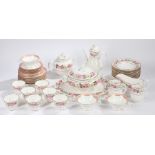 Royal Worcester Royal Garden pattern dinner and tea service and a Worcester Howard pattern set, to