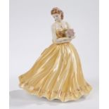 Royal Worcester figurine, the figurine of the year 2001, 'A Golden Moment', CW520, with a
