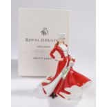 Royal Doulton figurine, from the 'Pretty Ladies' collection, 'Christmas Day 2007', boxed