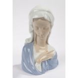 Lladro figure 4649 Madonna Head