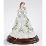 Royal Worcester Collection figurine - 'Queen of Hearts', inspired by the romance of the Victorian