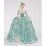 Coalport figurine, 'Royal Premiere', No. 5806, CW532, with a certificate of authenticity