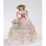 Coalport figurine, from the 'Celebration of the Season' collection, 'Rose Blossom', No. 485,