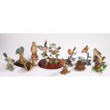 Collection of ceramic birds, consisting of Lenox examples, Stonecraft Figurines, Animal Kingdom, The