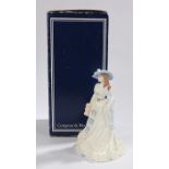 Coalport Femmes Fatales Collection figurine - 'Emma Hamilton', No. 1411/12,500, boxed, and a