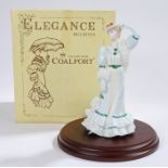 Coalport Golden Age Collection figurine - 'Beatrice At The Garden Party', No. 7688/12,500, boxed