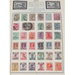 Collection of world stamps, housed in a Meteor stamp album