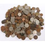 Coin collection, to include Half Crowns, Three Pence pieces, Pennies, etc, (qty)