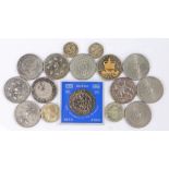 Collection of coins, to include twelve £5 coins, two £2 and two £1, (16)