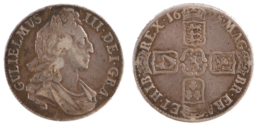 William III Crown, (1694-1702) First bust, 1694, (S. 3470)