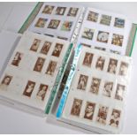 Cigarette cards, Churchmans in 2 binders