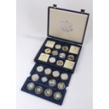 Coin collection, to include World capsulated coins, Jamaica, Barbados, Samoa, Vanuatu, USA Fine