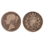 Victoria Crown (1837-1901) Young head coinage, 1845, (S. 3882)