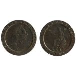 George III Two Pence, (1760-1820) 1797 'Cartwheel' (S. 3776)