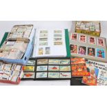 Trade cards odds tins and folders, to include Brooke Bond, Oxo, B Morris & Sons, etc