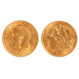 George V Half Sovereign, 1911, St George and the Dragon