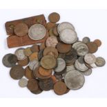 Collection of coins, to include some pre 1920 and 1947 coins, Earls Court Token, George V Crown,