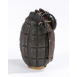 First World War British No.5 Grenade,marked on the baseplug 'No 5 Mk I FALKIRK' for the Falkirk Iron