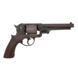 Scarce American Civil War period Starr 1858 Double Action .36 Caliber Percussion Navy Revolver , the