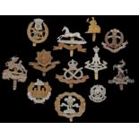 Group of badges to infantry regiments of the British army, Worcestershire Regiment, Middlesex