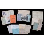 Second World War German family archive including Third Reich era passport and work permits,