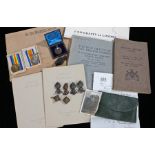 First World War Battle of the Somme casualty pair, 1914-1918 British War Medal and Victory