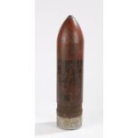 British Army 120 mm L31 High Explosive Squash Head projectile, developed by Royal Ordnance in the