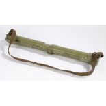 Second World War German MG34/42 spare barrel case with carrying strap