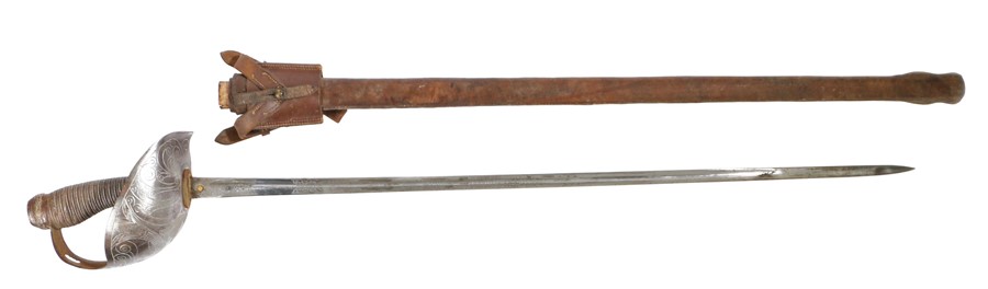 1912 Pattern Cavalry Officers Sword by Robert Mole & Sons, Birmingham, same basic form as the 1908